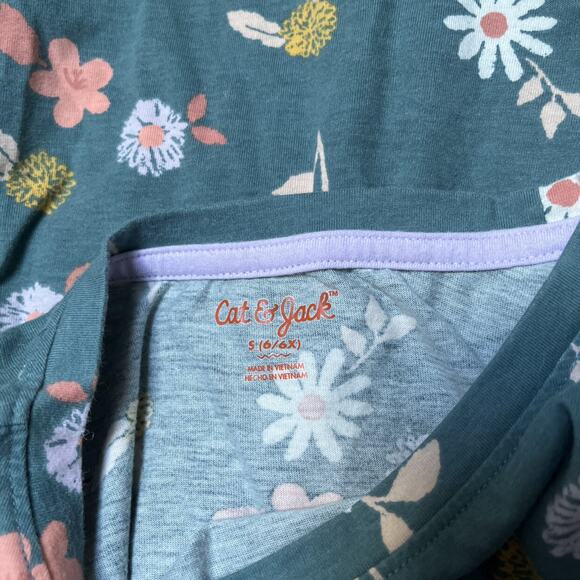 Cat & Jack Floral Shirt Size 6 - Picture 4 of 4